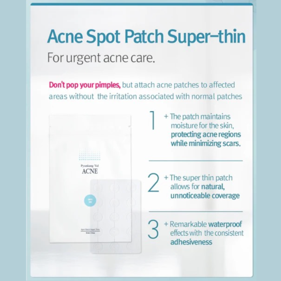 Pyunkang Yul - ACNE Spot Patch Super Thin (15 Patches) Info1 - Seoulful Skincare