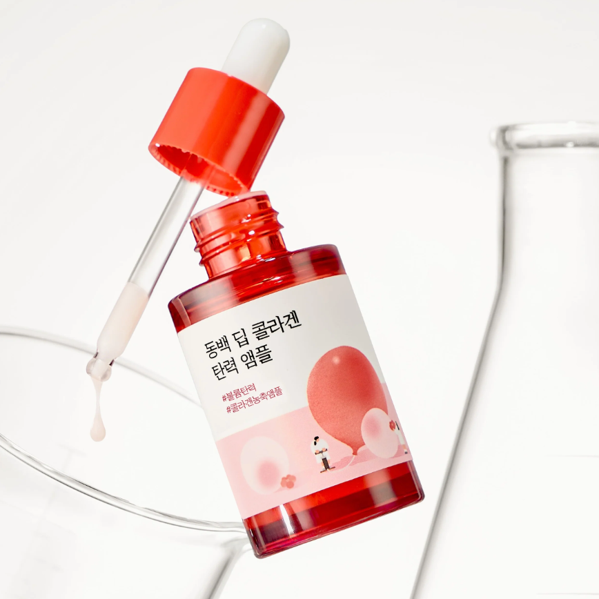 Round Lab - Camellia Deep Collagen Firming Ampoule (30ml) - v4 - Seoulful Skincare