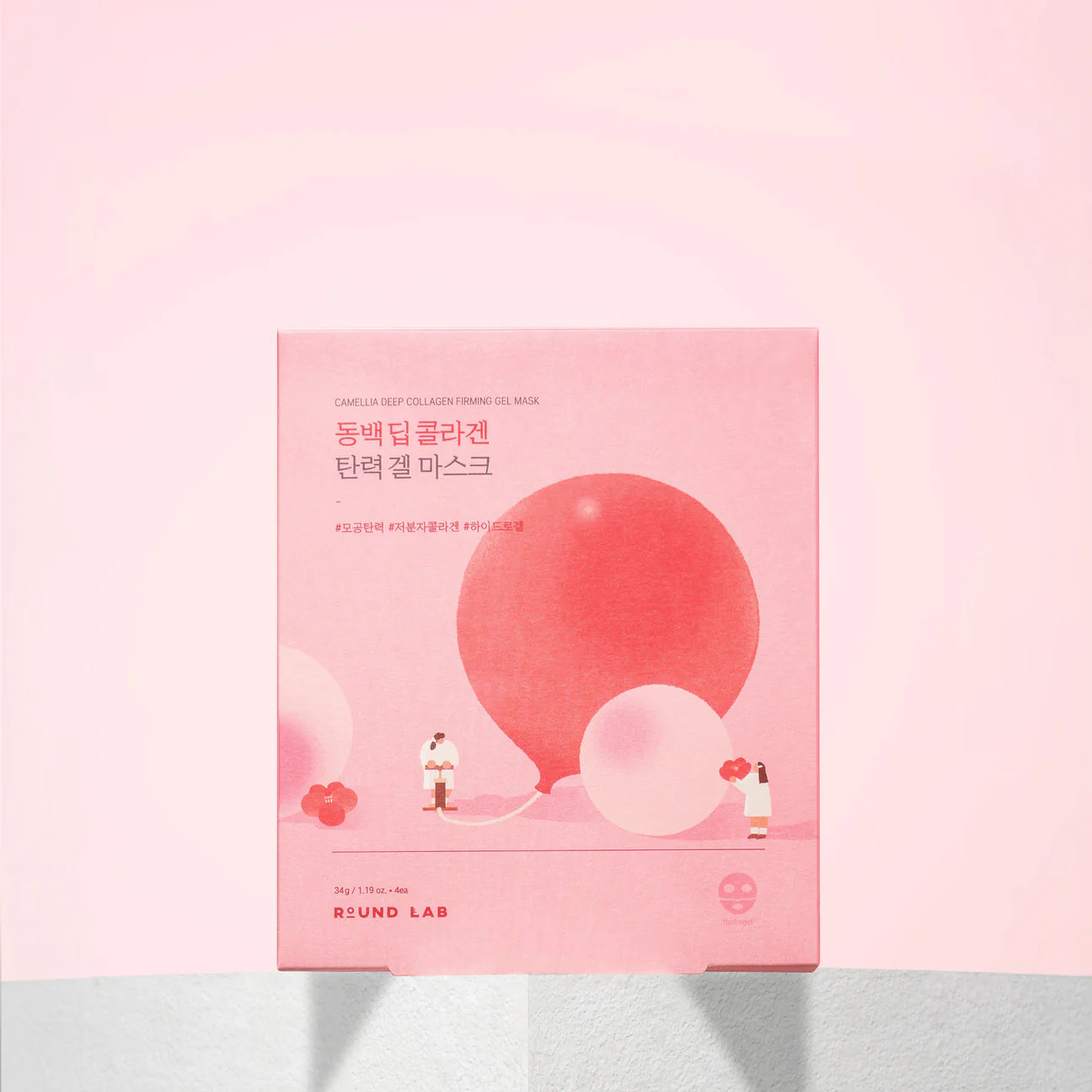 Round Lab - Camellia Deep Collagen Firming Gel Mask (1pc, 4pc) - v7 - Seoulful SKincare