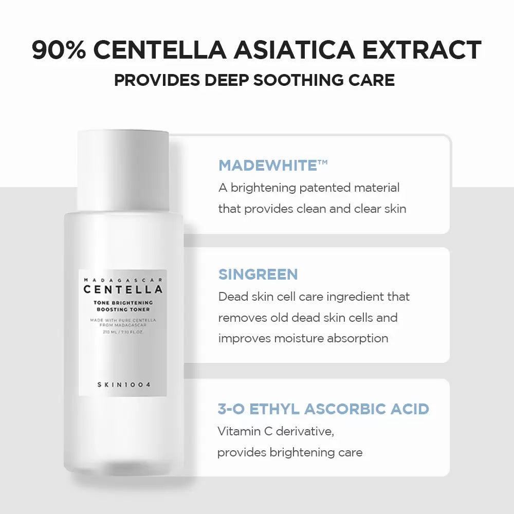 Madagascar Centella Tone Brightening Boosting Toner (210ml)