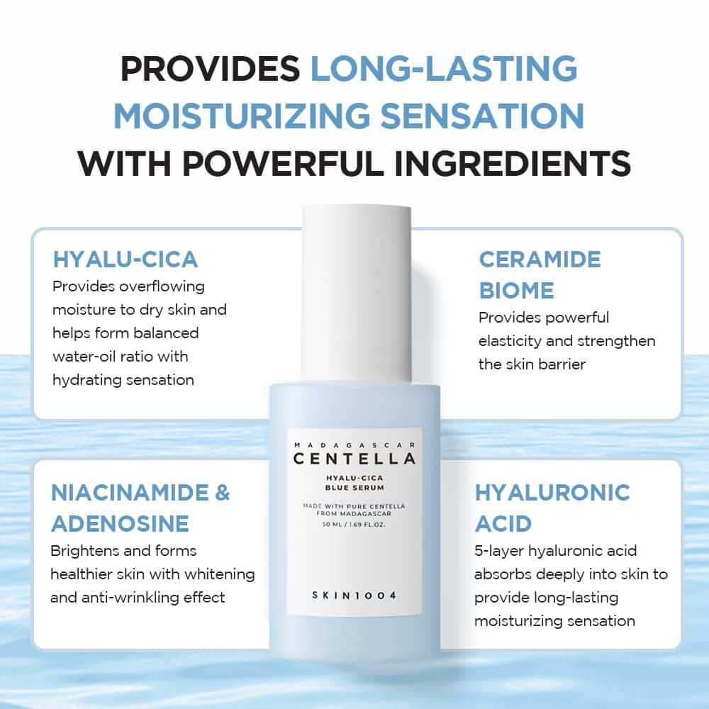 Madagascar Centella Hyalu-Cica Blue Serum (30ml/50ml)
