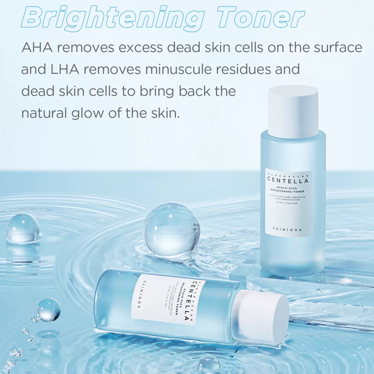 Madagascar Centella Hyalu-Cica Brightening Toner (30ml/210ml)