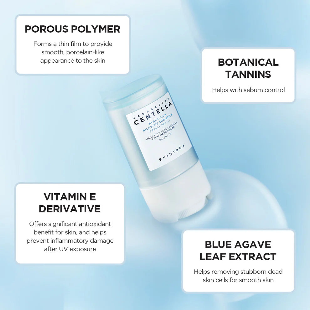 Madagascar Centella Hyalu-Cica Silky-Fit Sun Stick SPF 50+ PA++++ (7g/20g)