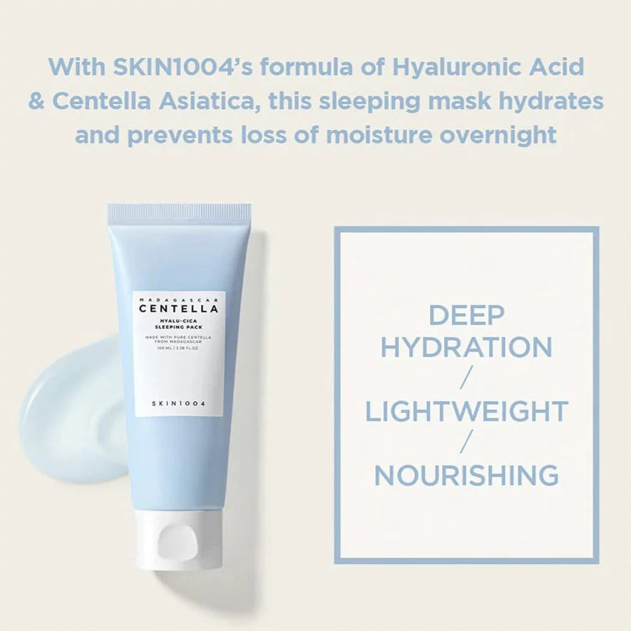 Madagascar Centella Hyalu-Cica Sleeping Pack (30ml/100ml)