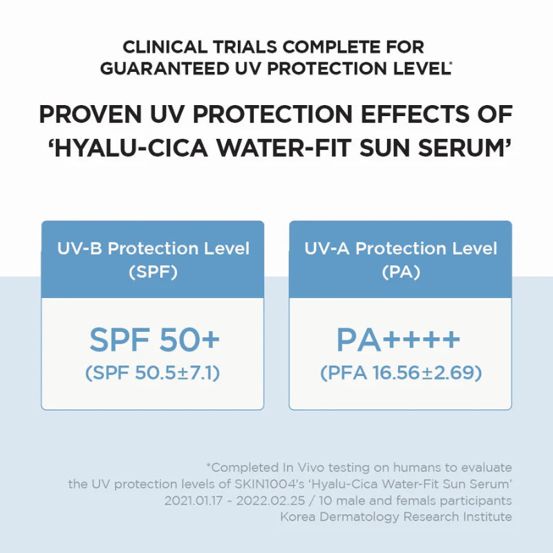 Madagascar Centella Hyalu-Cica Water-Fit Sun Serum SPF50+ PA++++ (50ml/100ml)