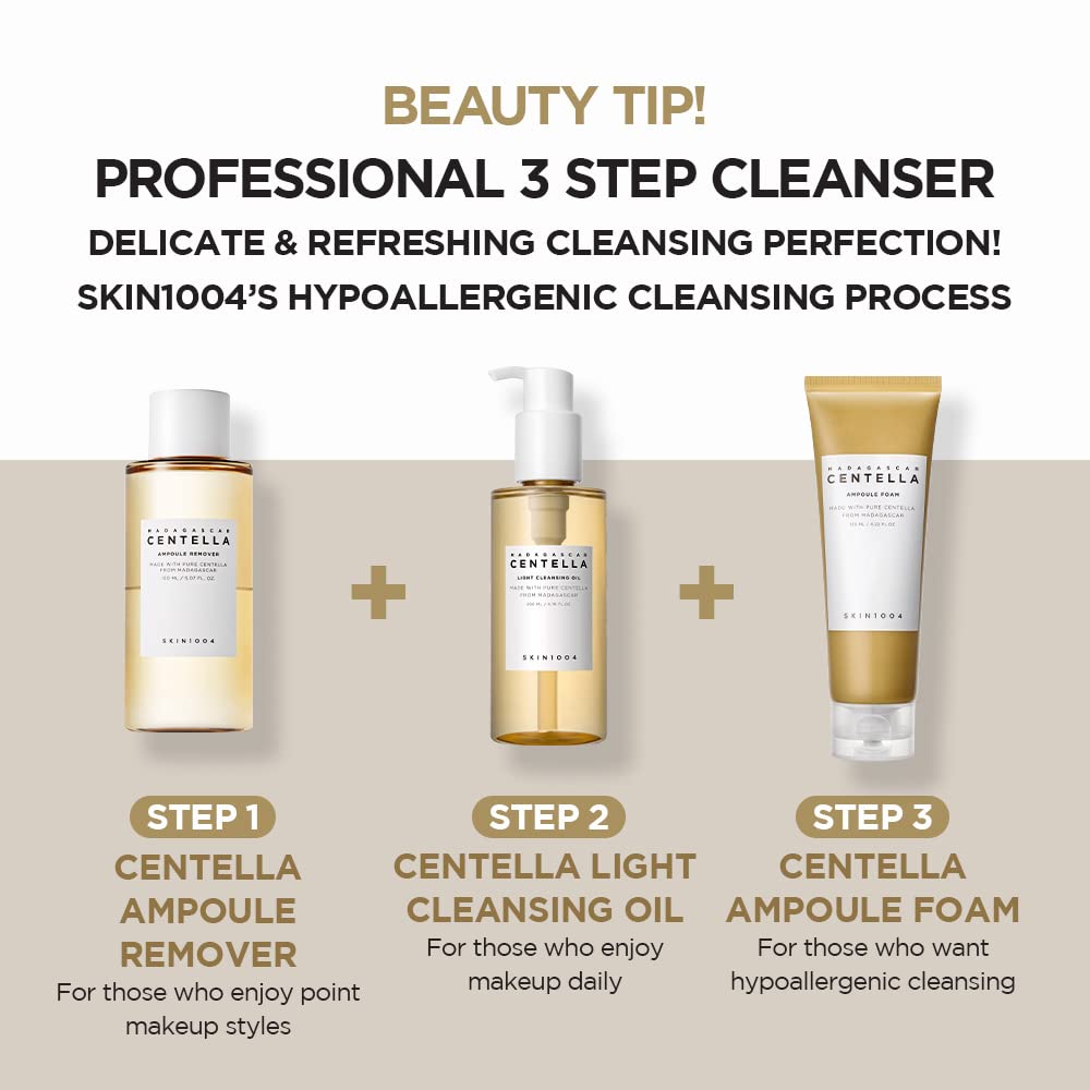 SKIN1004_-_Madagascar_Centella_Light_Cleansing_Oil_30ml_200ml_Routine_-_Seoulful_SKincare