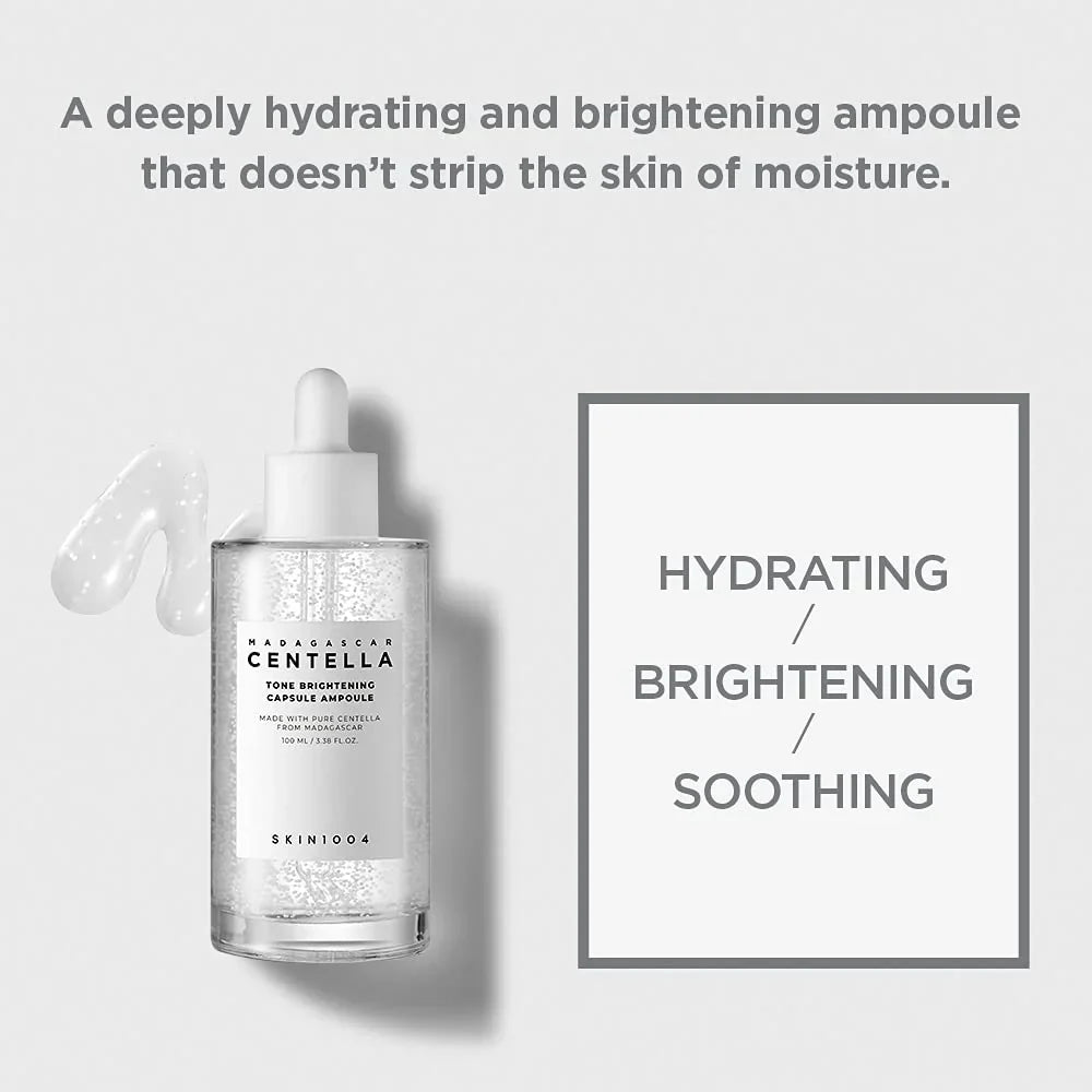 Madagascar Centella Tone Brightening Capsule Ampoule (30ml/50ml/100ml)