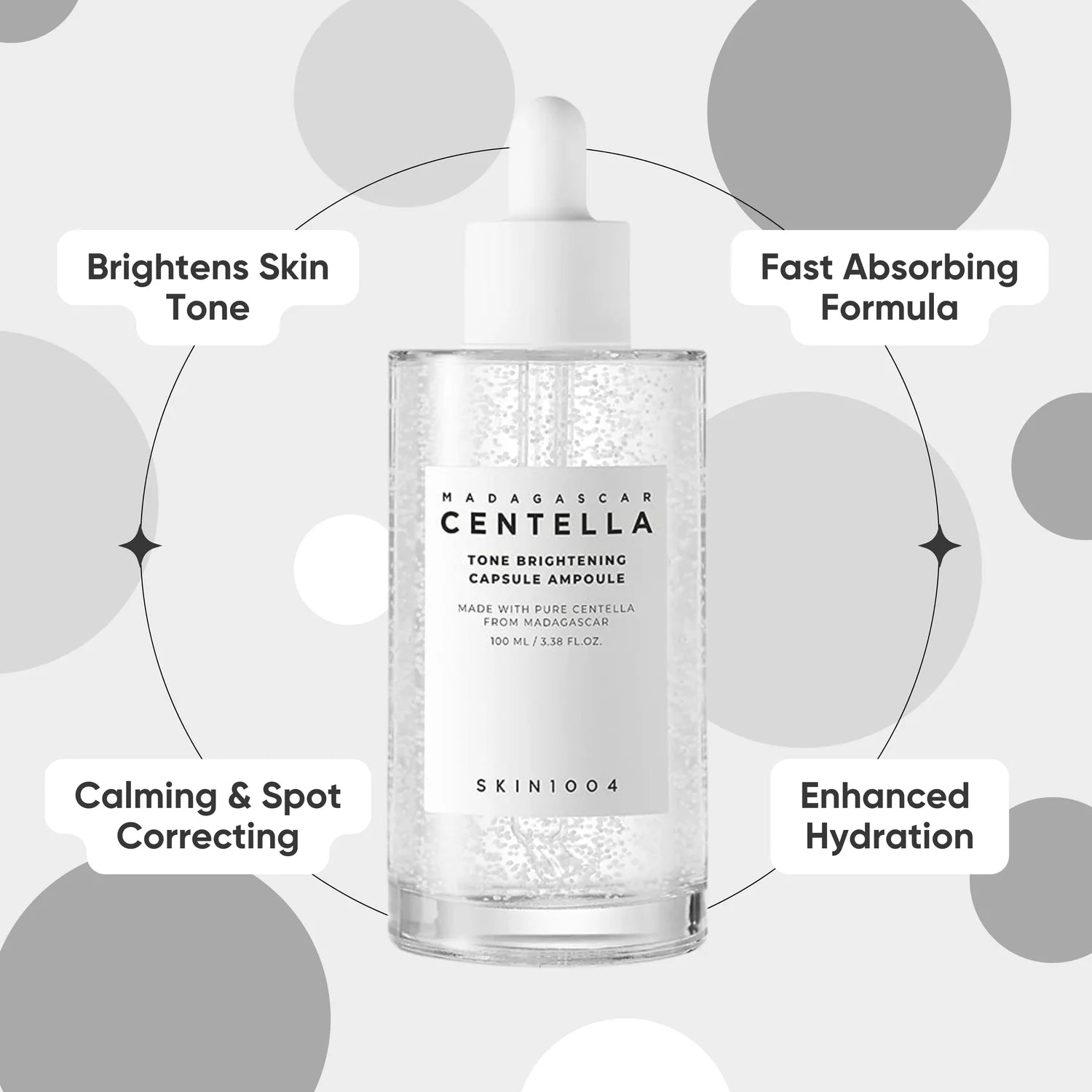 Madagascar Centella Tone Brightening Capsule Ampoule (30ml/50ml/100ml)