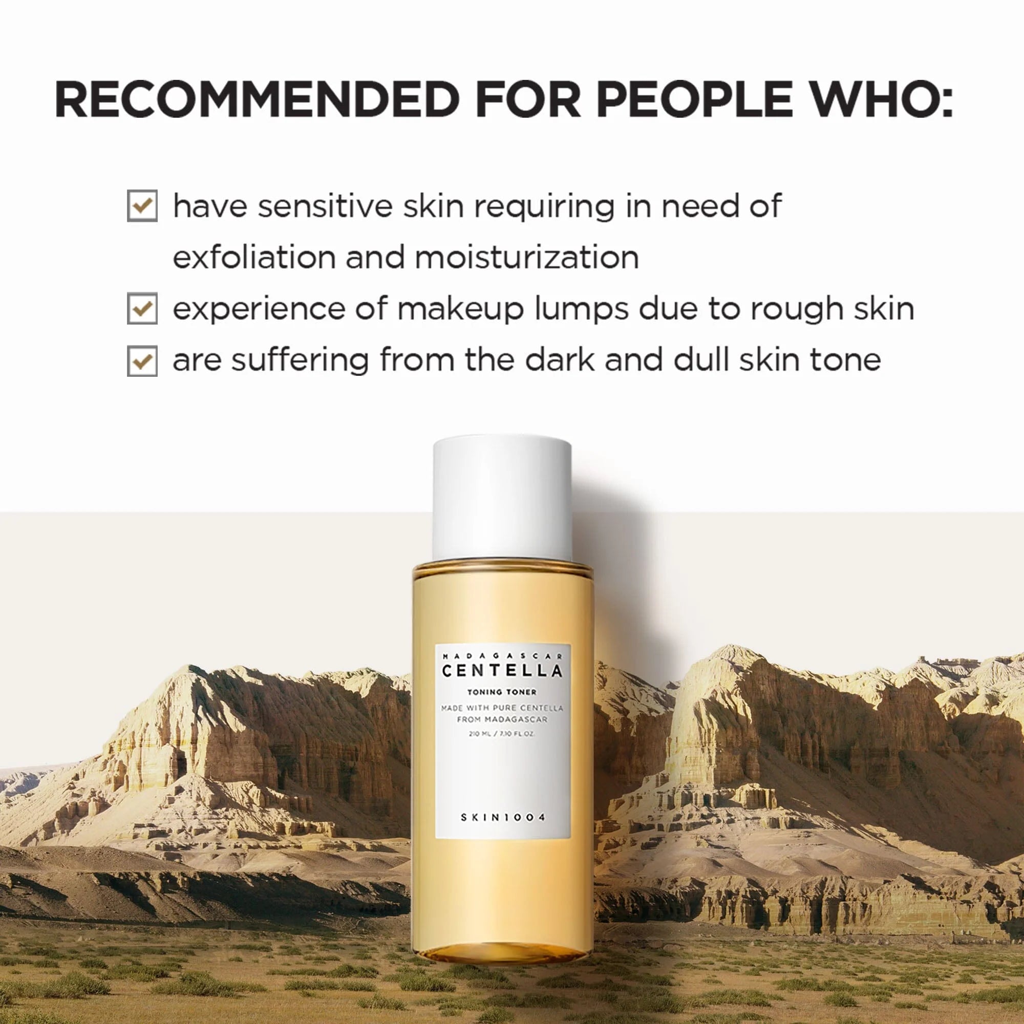 Madagascar Centella Toning Toner (30ml/210ml/400ml)