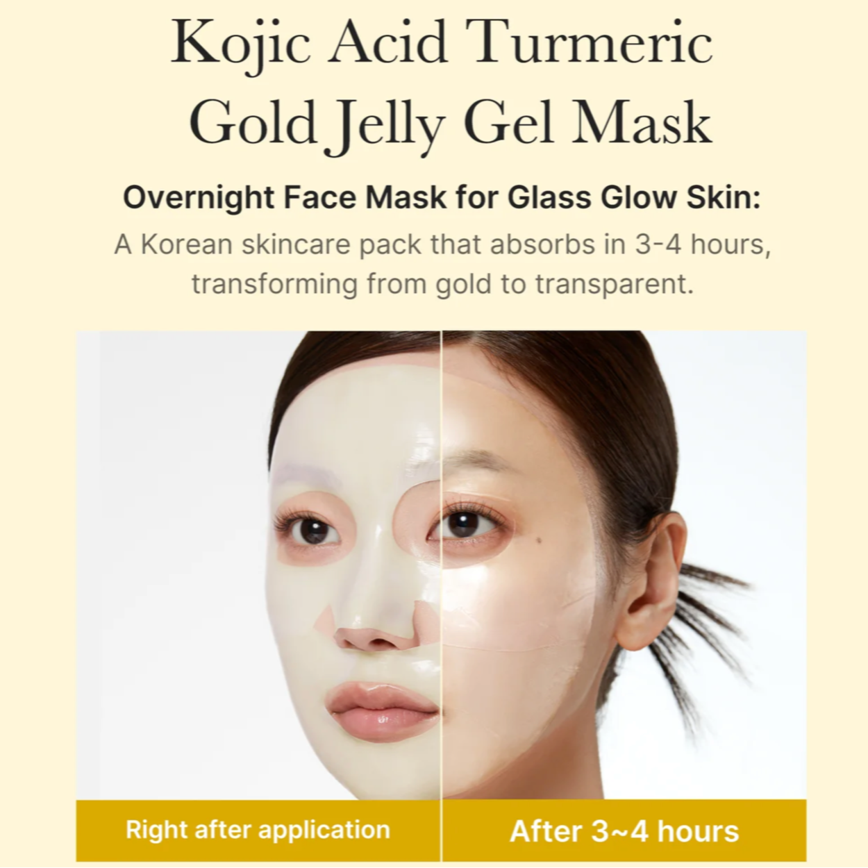 Medicube - Kojic Acid Turmeric Gold Jelly Gel Mask - v - Seoulful Skincare
