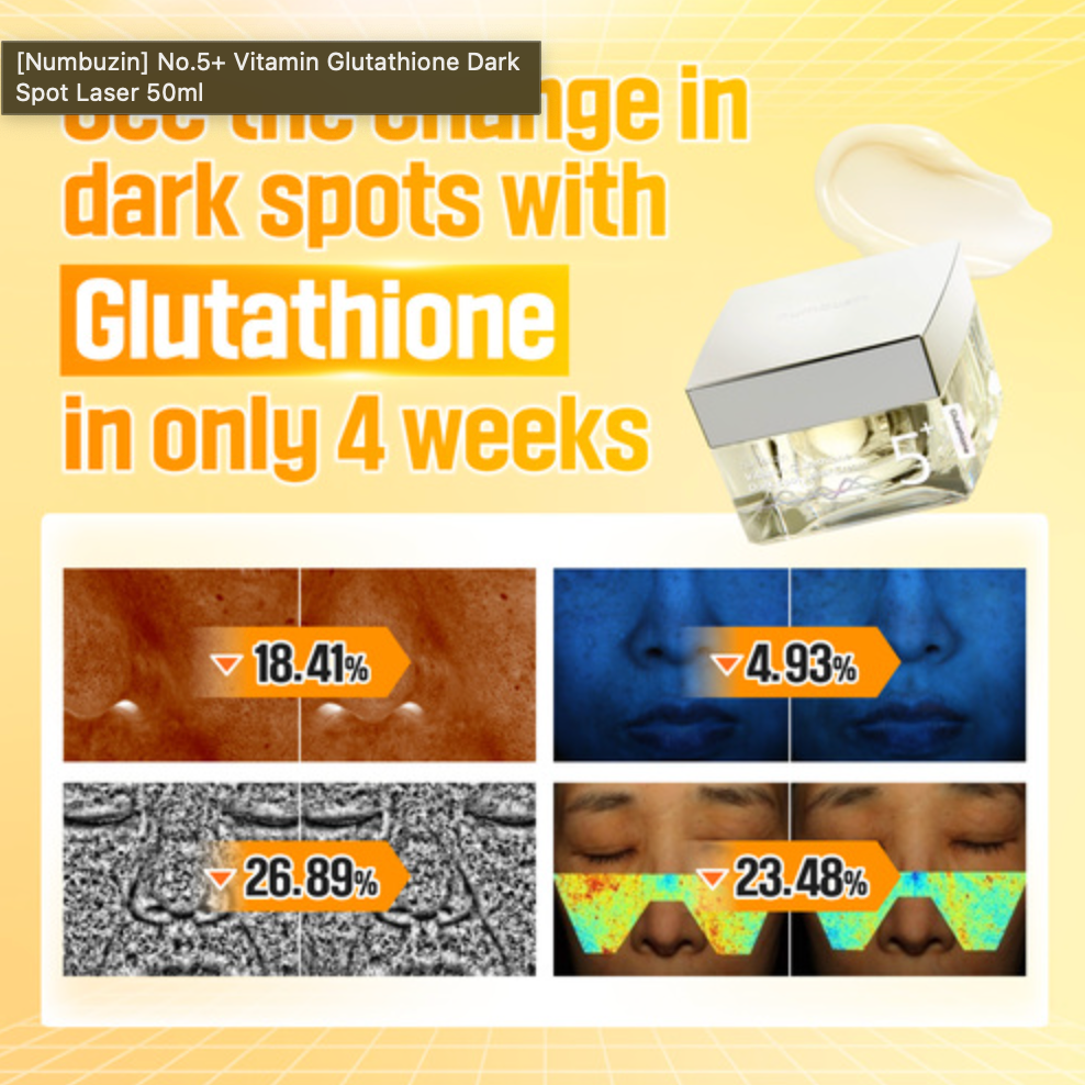 Numbuzin - No.5+ Vitamin Glutathione Dark Spot Laser (50ml) - v2 - Seoulful Skincare