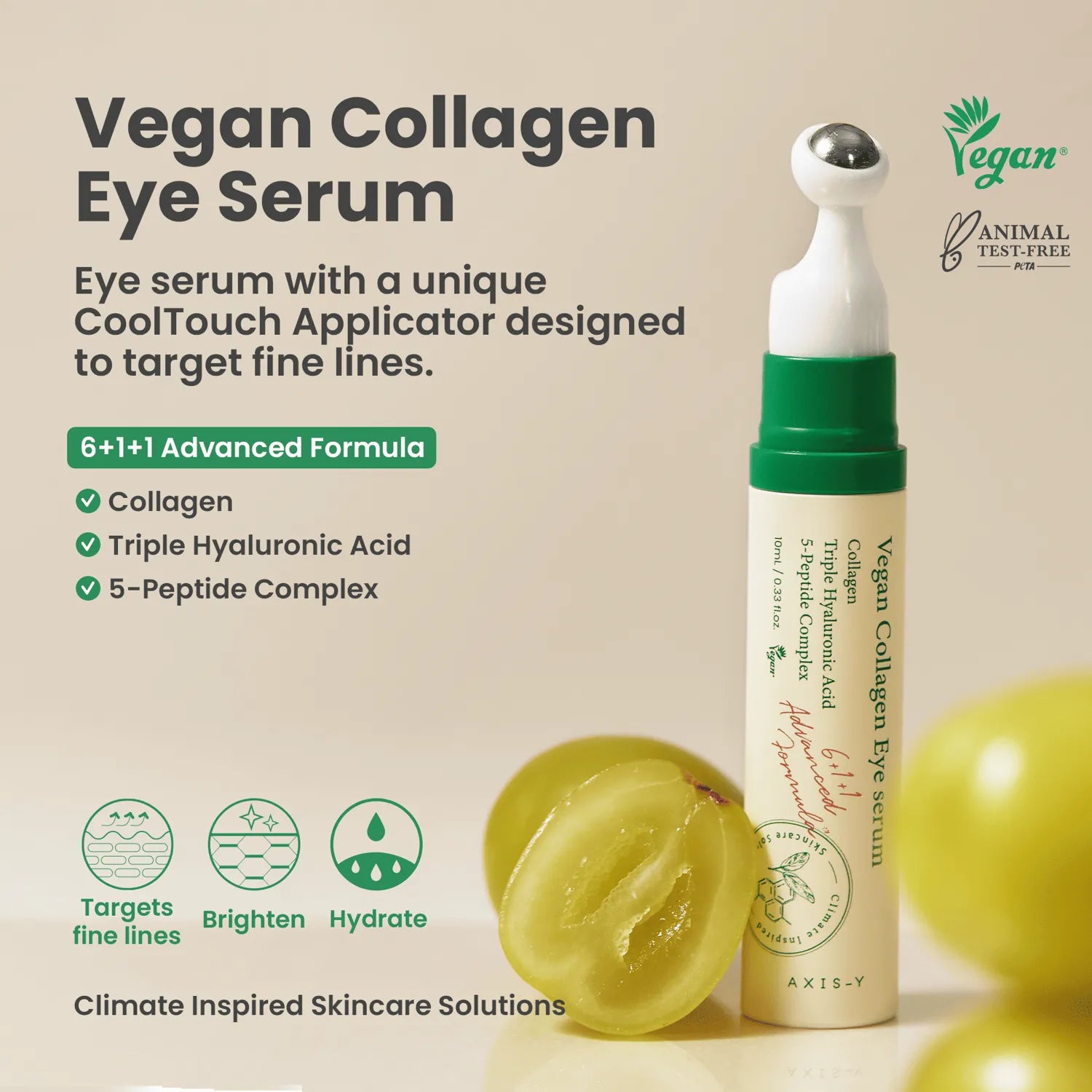 alt - AXIS-Y - Vegan Collagen Eye Serum (10ml) - Seoulful Skincare