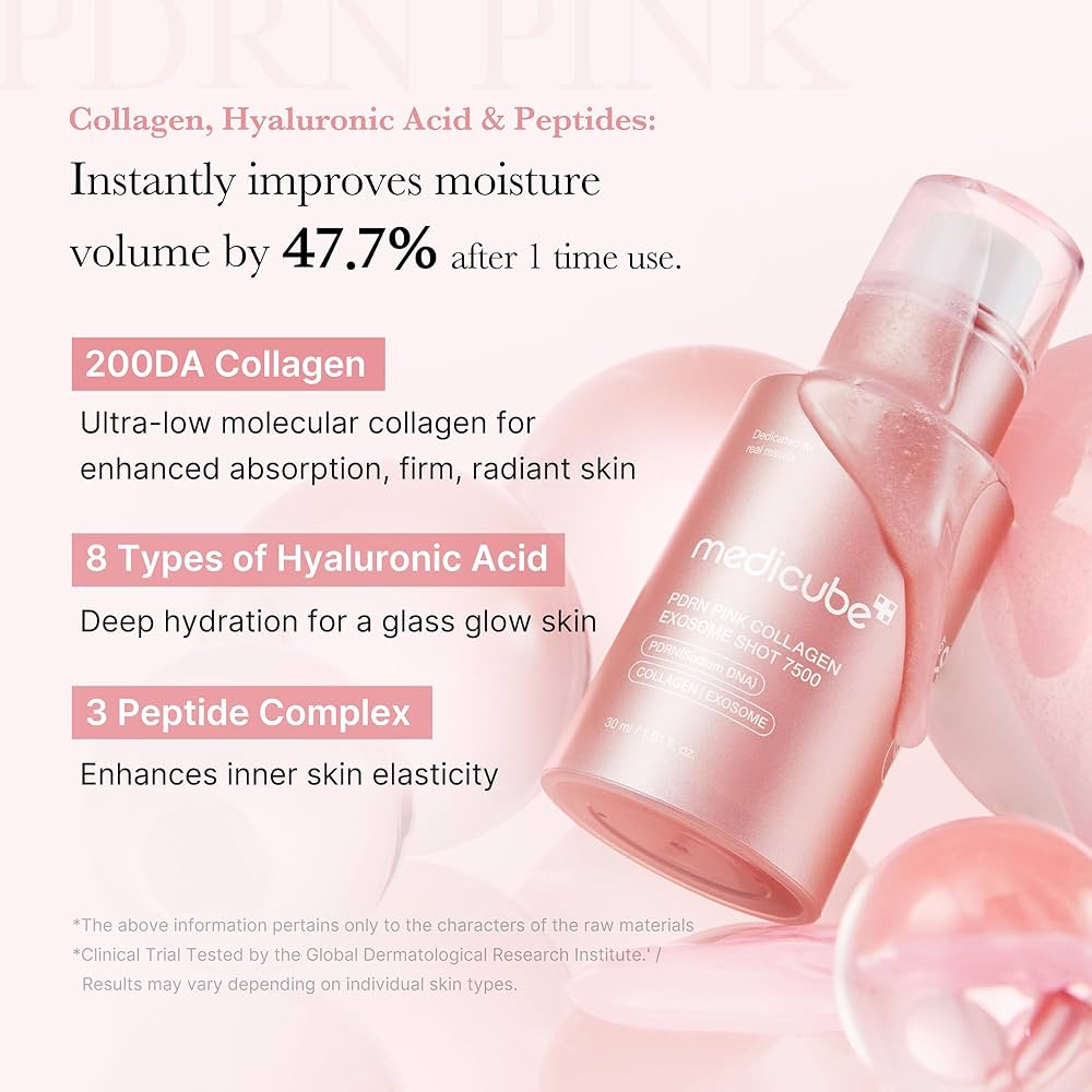 alt - Medicube_-_PDRN_Pink_Collagen_Exosome_Shot_Serum_2000_30ml_-_Seoulful_Skincare
