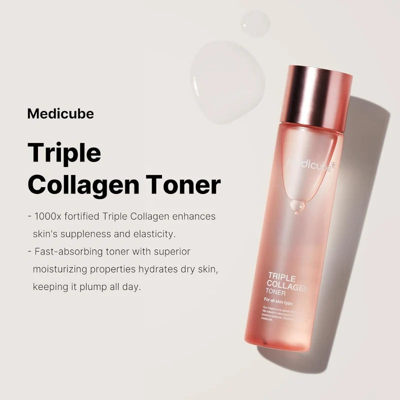 alt - Medicube - Triple Collagen Toner (140ml) Info 4- Seoulful Skincare