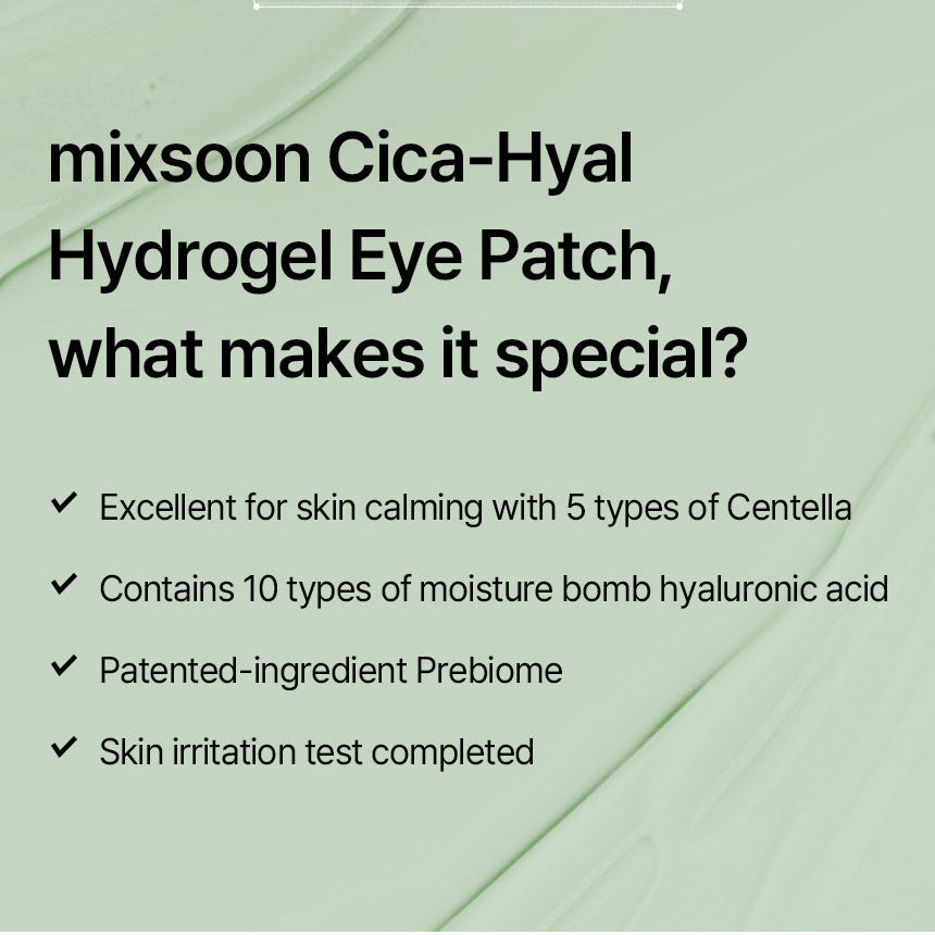 alt - Mixsoon_-_Cica-Hyal_Hydrogel_Eye_Patch_30_Pairs_-_Seoulful_Skincare