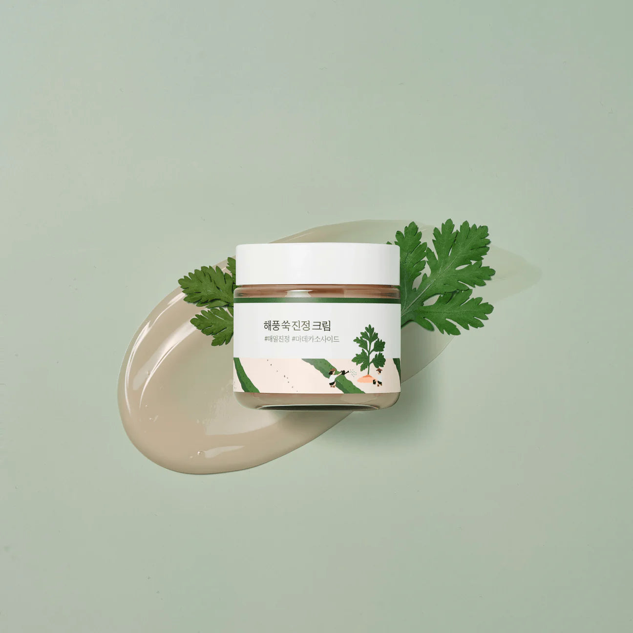 Round Lab - Mugwort Calming Cream (80ml) - v - Seoulful Skincare