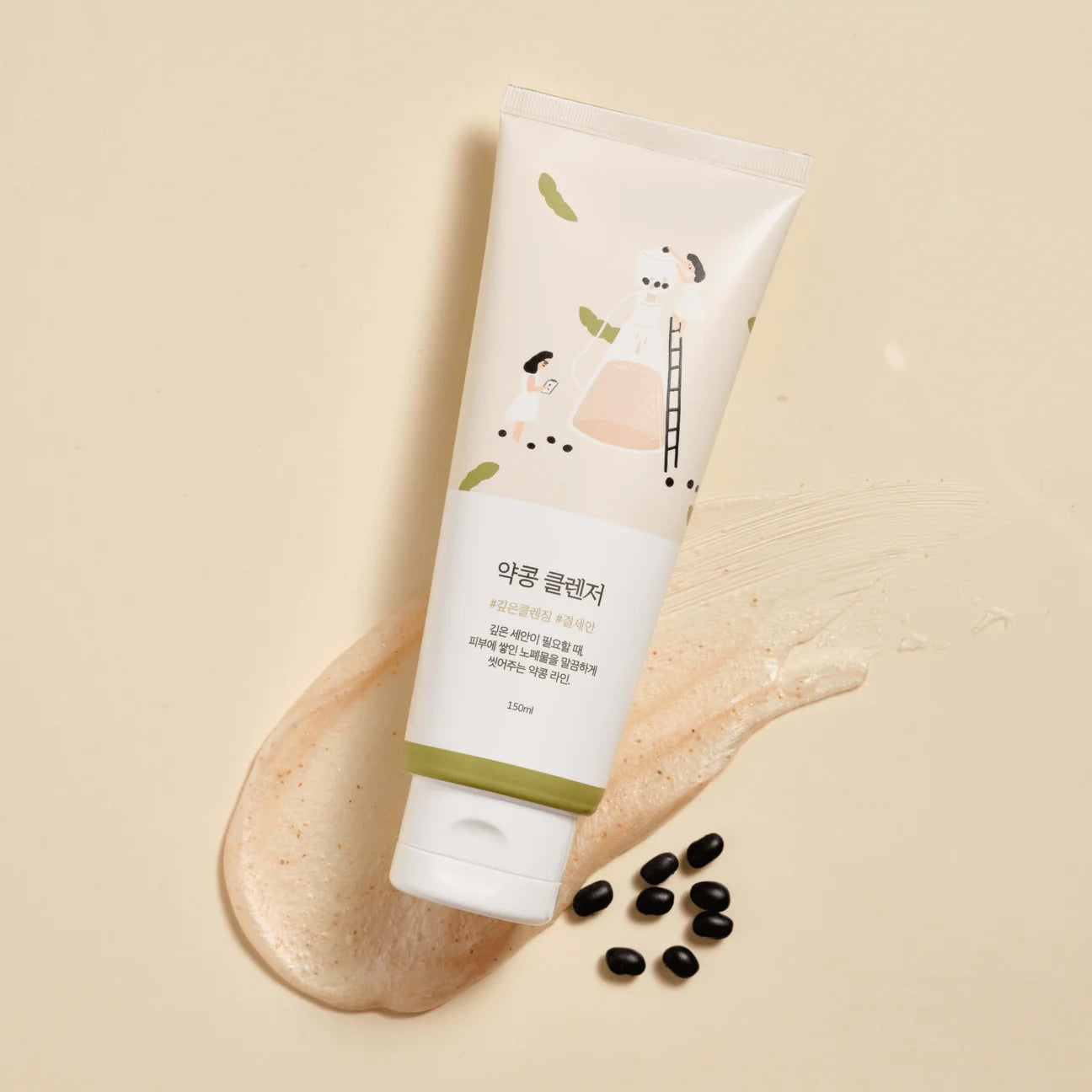 Round Lab - Soybean Nourishing Cleanser (150ml) - v2 - Seoulful Skincare