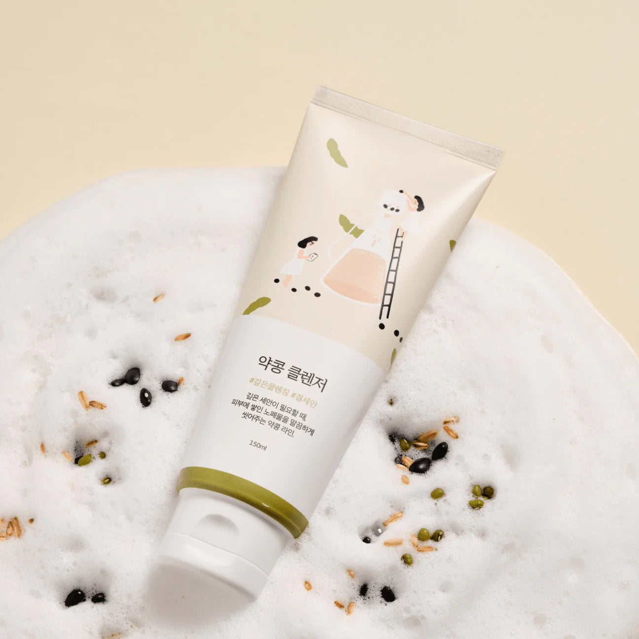 Round Lab - Soybean Nourishing Cleanser (150ml) - v3 - Seoulful Skincare