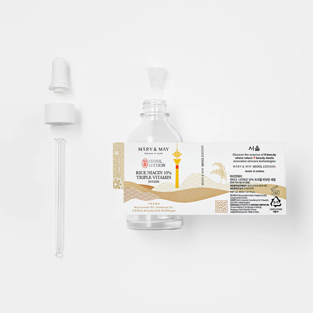Mary&amp;May - Rice niacin 10% Triple Vitamin Serum (80ml) - v - HCC Tactical