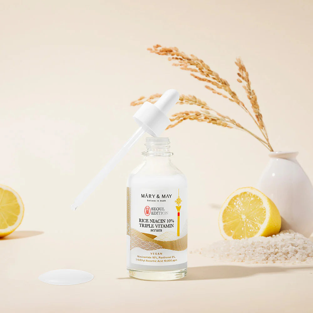 Mary&amp;May - Rice niacin 10% Triple Vitamin Serum (80ml) - v3 - HCC Tactical