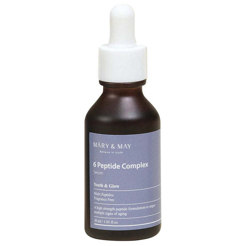 30ml; Mary&amp; May - 6 Peptide Complex Serum (30ml / 80ml ) - Seoulful Skincare