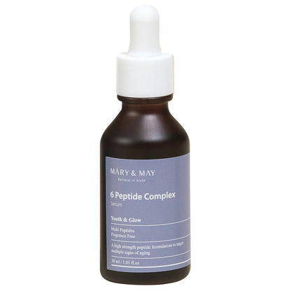 30ml; Mary&amp; May - 6 Peptide Complex Serum (30ml / 80ml ) - Seoulful Skincare