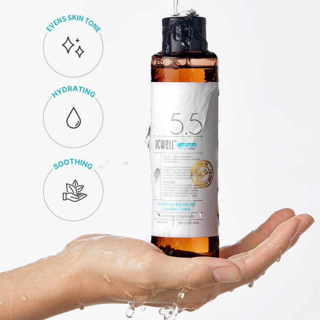 ACWELL - Licorice pH Balancing Cleansing Toner (150ml) 1 - Seoulful Skincare
