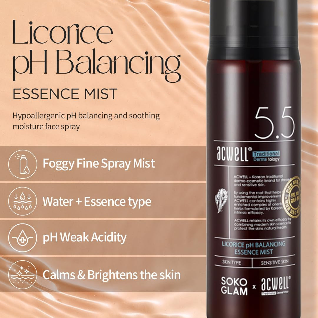 ACWELL - Licorice pH Balancing Essence Mist 1 - Seoulful Skincare