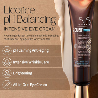 ACWELL - Licorice pH Balancing Intensive Eye Cream 1 - Seoulful Skincare
