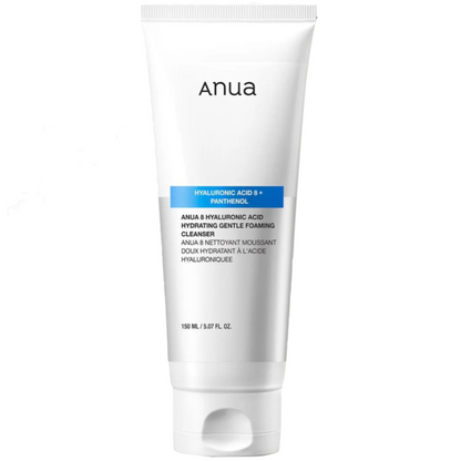 ANUA - 8 Hyaluronic Acid Hydrating Gentle Foaming Cleanser (150ml) - Seoulful Skincare