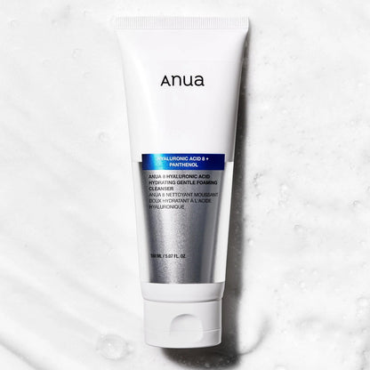 ANUA - 8 Hyaluronic Acid Hydrating Gentle Foaming Cleanser (150ml) - v9 - Seoulful Skincare