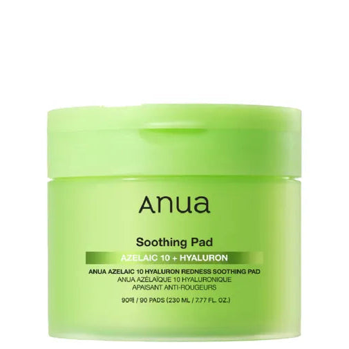 ANUA - Azelaic 10 Hyaluron Redness Soothing Pad (90 pads) - Seoulful Skincare