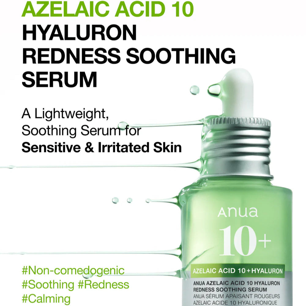 ANUA - Azelaic Acid 10 Hyaluron Redness Soothing Serum (30ml) - v8 - Seoulful Skincare