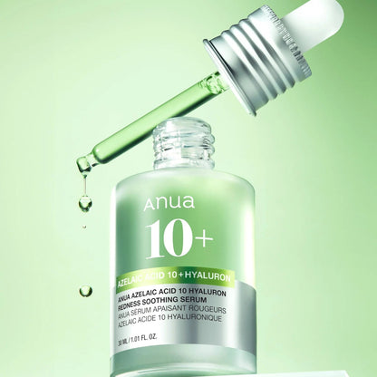 ANUA - Azelaic Acid 10 Hyaluron Redness Soothing Serum (30ml) - v - Seoulful Skincare