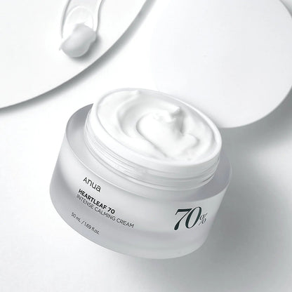 ANUA - Heartleaf 70% Intense Calming Cream (50ml) - v7 - Seoulful Skincare