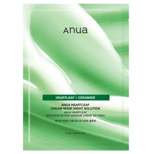 ANUA - Heartleaf Cream Mask Night Solution Mask (1pc) - Seoulful Skincare