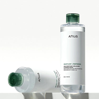 ANUA - Heartleaf Low pH Deep Cleansing Water (500g) - v9 - Seoulful Skincare