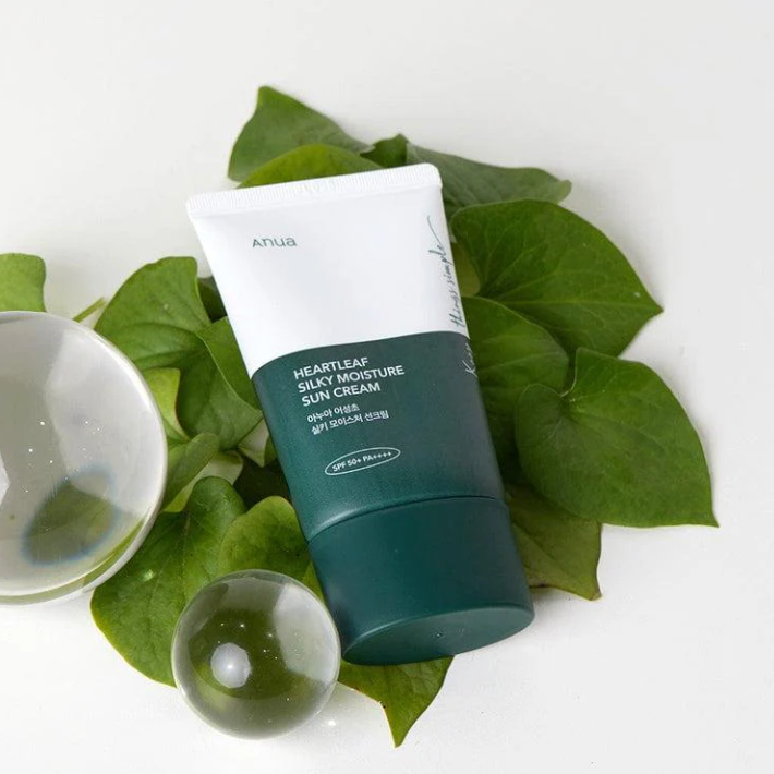 ANUA - Heartleaf Silky Moisture Sun Cream SPF50+ PA++++ - v4 - Seoulful Skincare