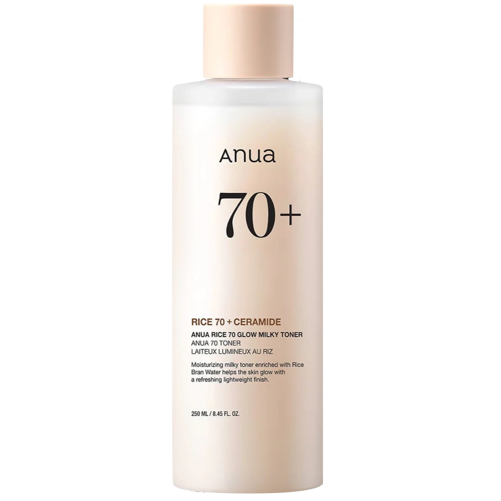 ANUA - Rice 70 Glow Milky Toner (250ml) - Seoulful Skincare