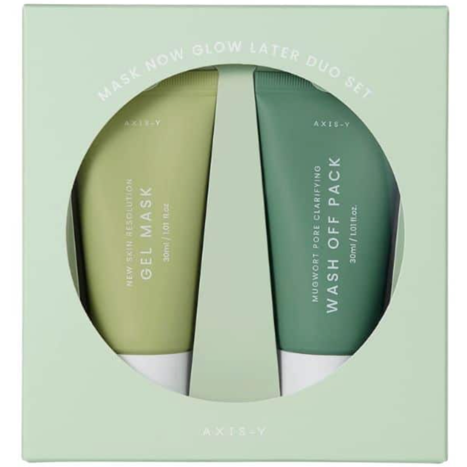 AXIS-Y - Mask Now Glow Later Duo Set (30ml) - Seoulful Skincare