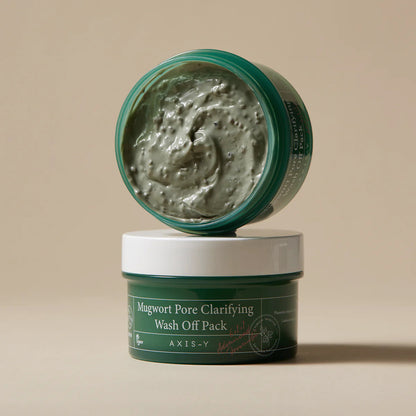 AXIS-Y - Mugwort Pore Clarifying Wash Off Pack (100ml) Info 1 - Seoulful Skincare