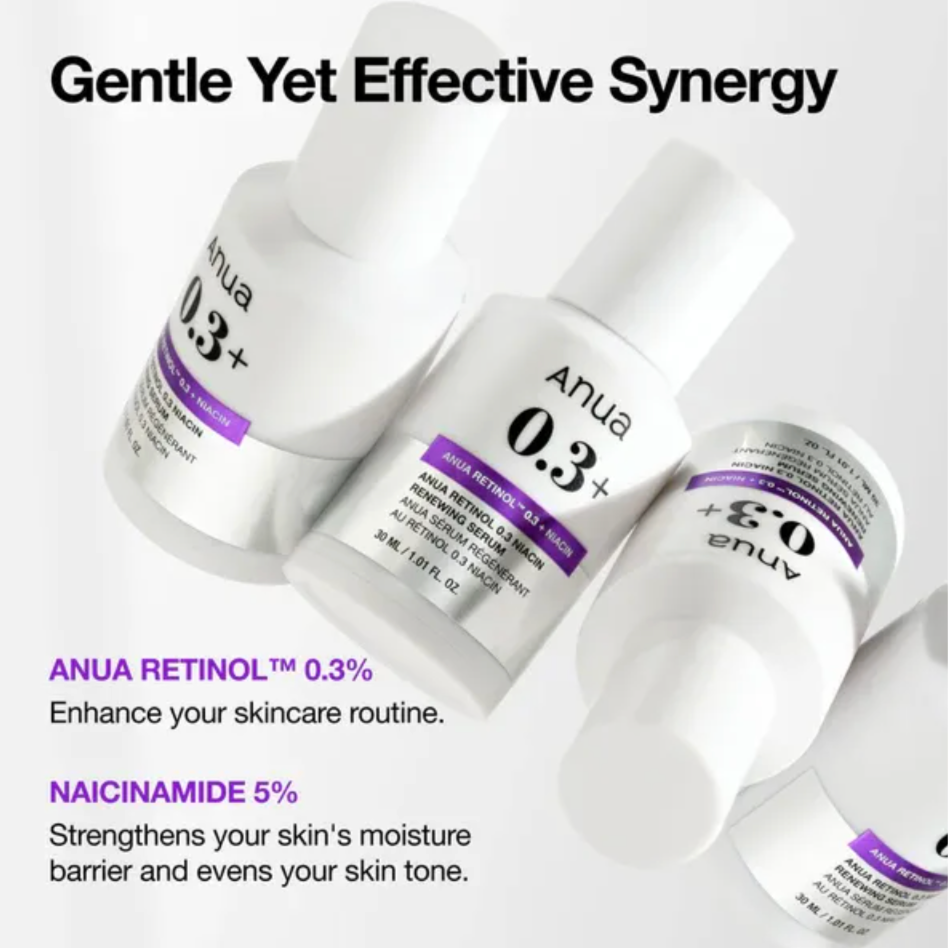 Anua - Retinol 0.3% + Niacin Renewing Serum (30ml) - v2 - Seoulful Skincare