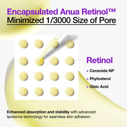 Anua - Retinol 0.3% + Niacin Renewing Serum (30ml) - v4 - Seoulful Skincare