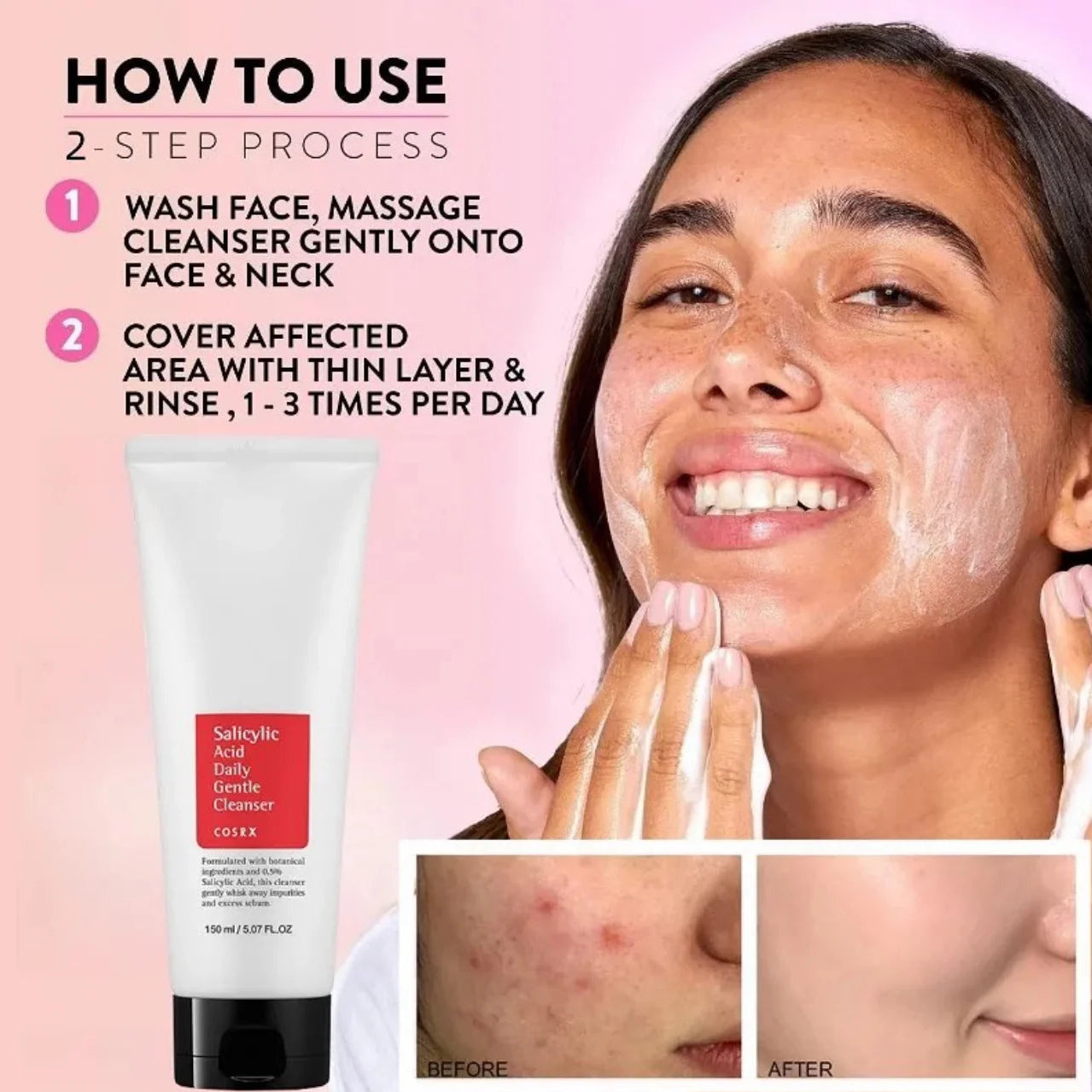 COSRX_-_Salicylic_Acid_Daily_Gentle_Cleanser_150ml_Info3-_Seoulful_Skincare
