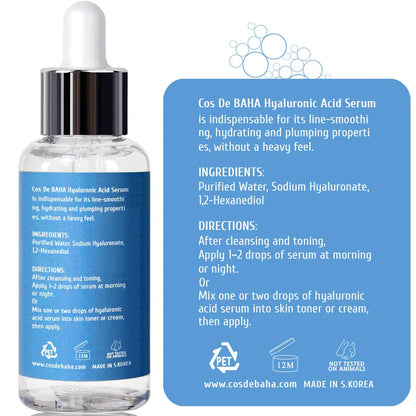 Cos De BAHA - Hyaluronic Serum (120ml) - v3 - Seoulful Skincare