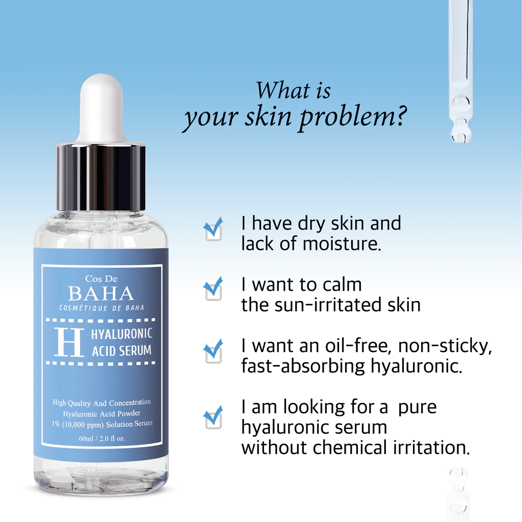 Cos De BAHA - Hyaluronic Serum (120ml) - v5 - Seoulful Skincare