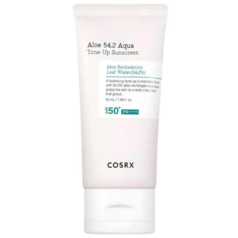 Cosrx - Aloe 54.2 Aqua Tone-up Sunscreen SPF 50+ PA++++ (50ml) - Seoulful Skincare