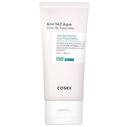 Cosrx - Aloe 54.2 Aqua Tone-up Sunscreen SPF 50+ PA++++ (50ml) - Seoulful Skincare