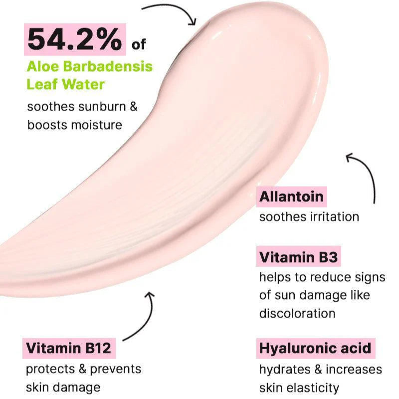 Cosrx - Aloe 54.2 Aqua Tone-up Sunscreen SPF 50+ PA++++ (50ml) - v - Seoulful Skincare
