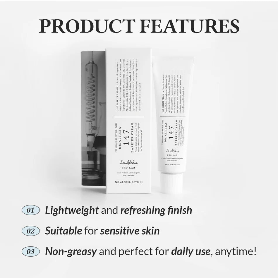 Dr.Althea - 147 Barrier Cream (50ml) - v - Seoulful Skincare